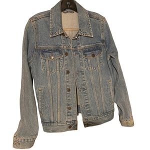 NWT Logophile Rose All Day Denim Jacket